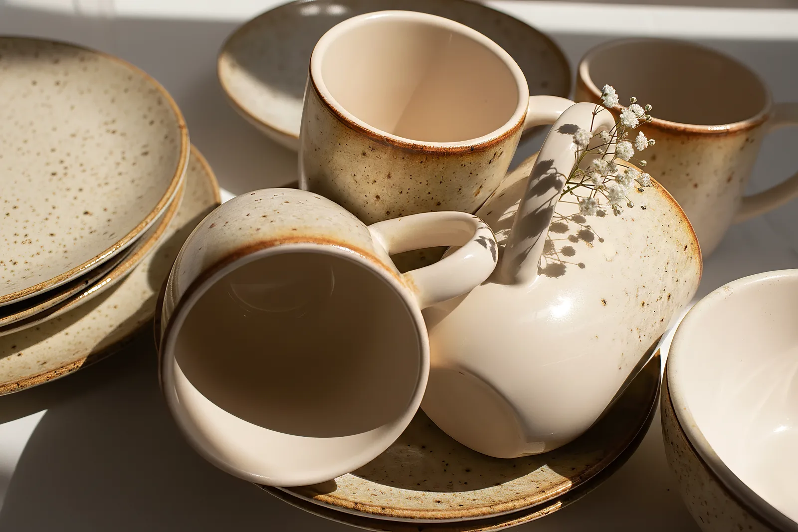 Vajilla · gres moteado