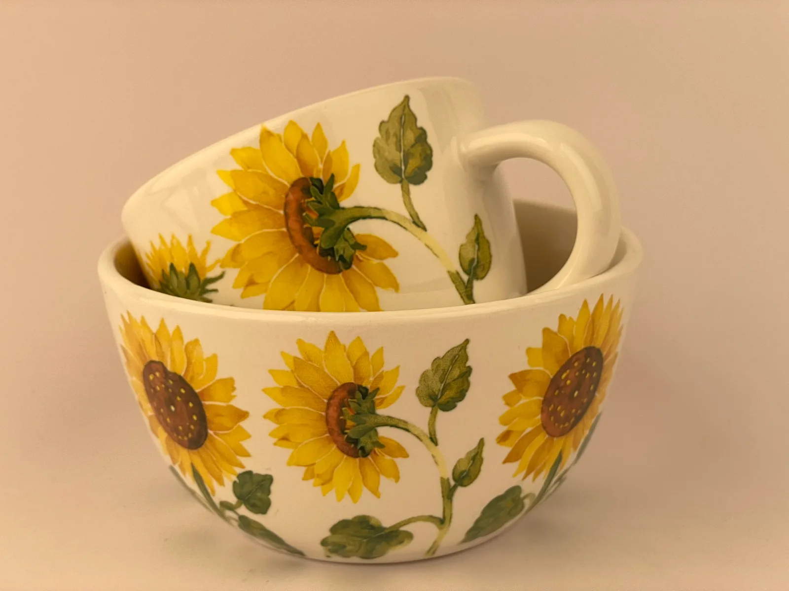 Cuencos · girasoles