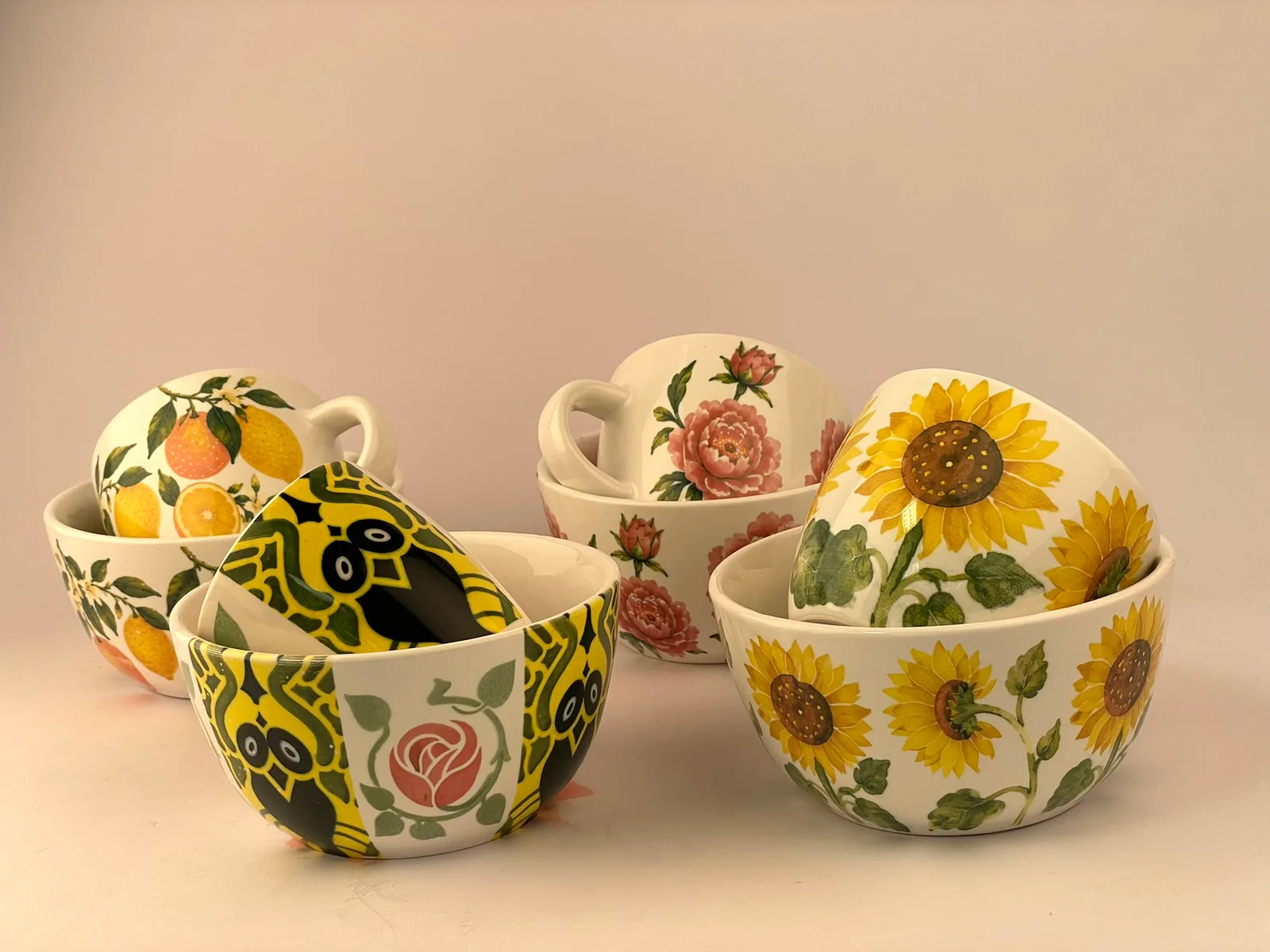 Cuencos · surtido floral