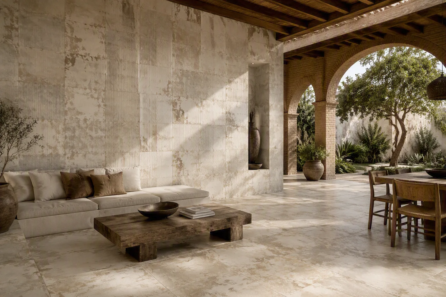 Travertino · gran formato