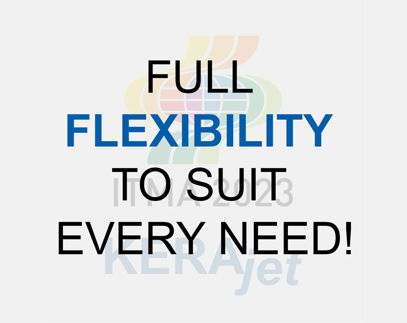 ¡flexibilidad total para adaptarse a todas las necesidades!