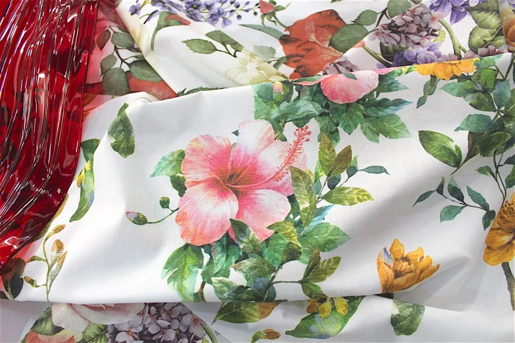 Estampado floral fotorrealista