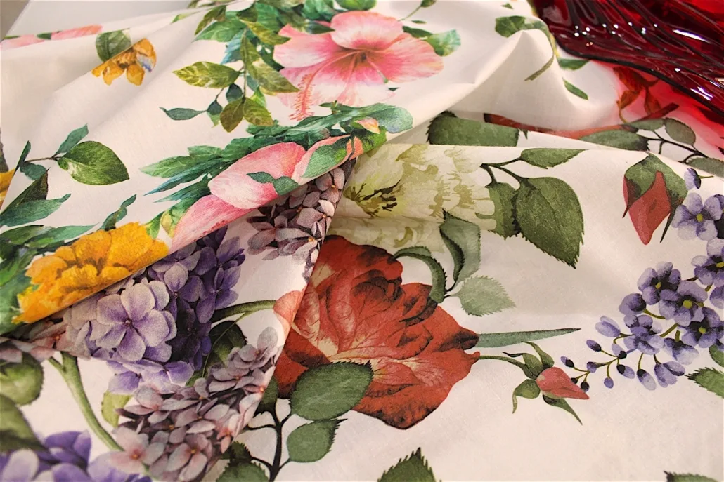 Color repetible en estampado floral