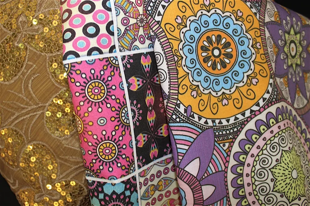 Patchwork de estampados de moda